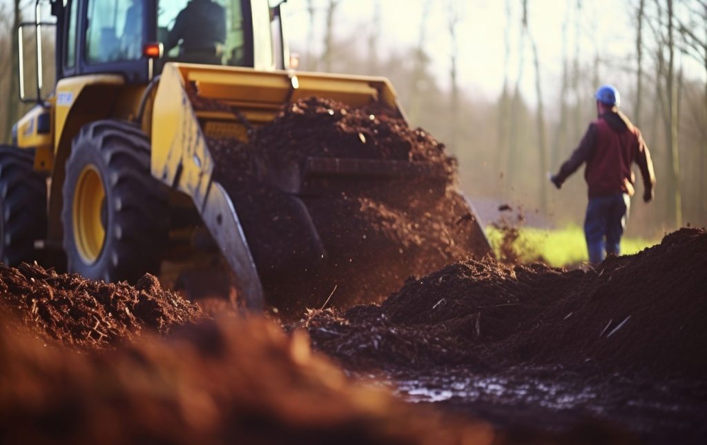 Agriculture—team-of-workers-operating-heavy-machinery-to-efficiently_50356395v2